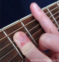 barre chord shape