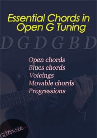 Essential Chords in Open G Tuning ebook cover