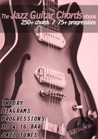 The Jazz Guitar Chords ebook cover